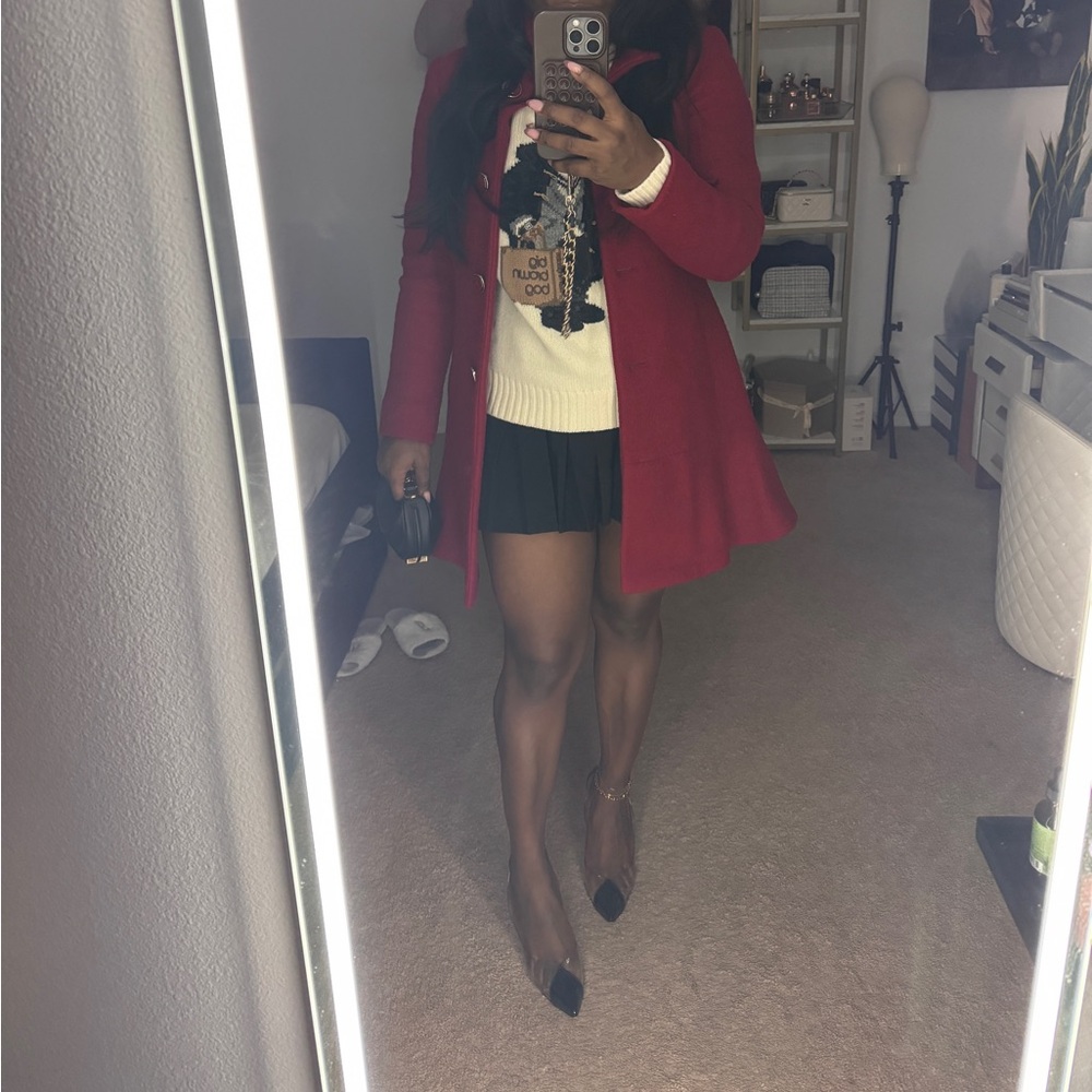 Kensie Vibrant Red Outwear Coat